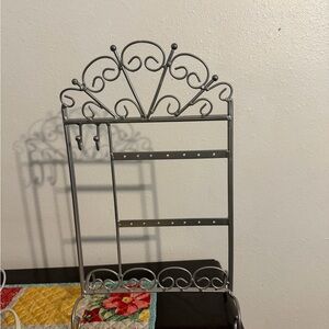 World Market  Elegant Silver Jewelry Organizer Stand